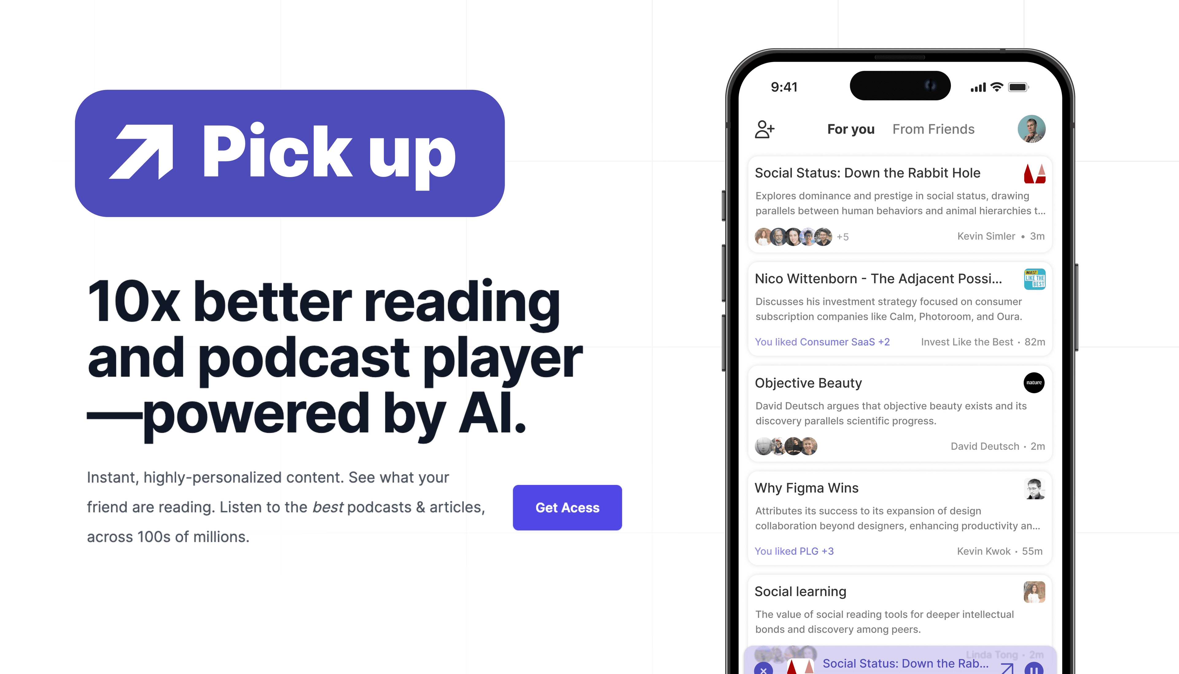 Pick Up - App Design