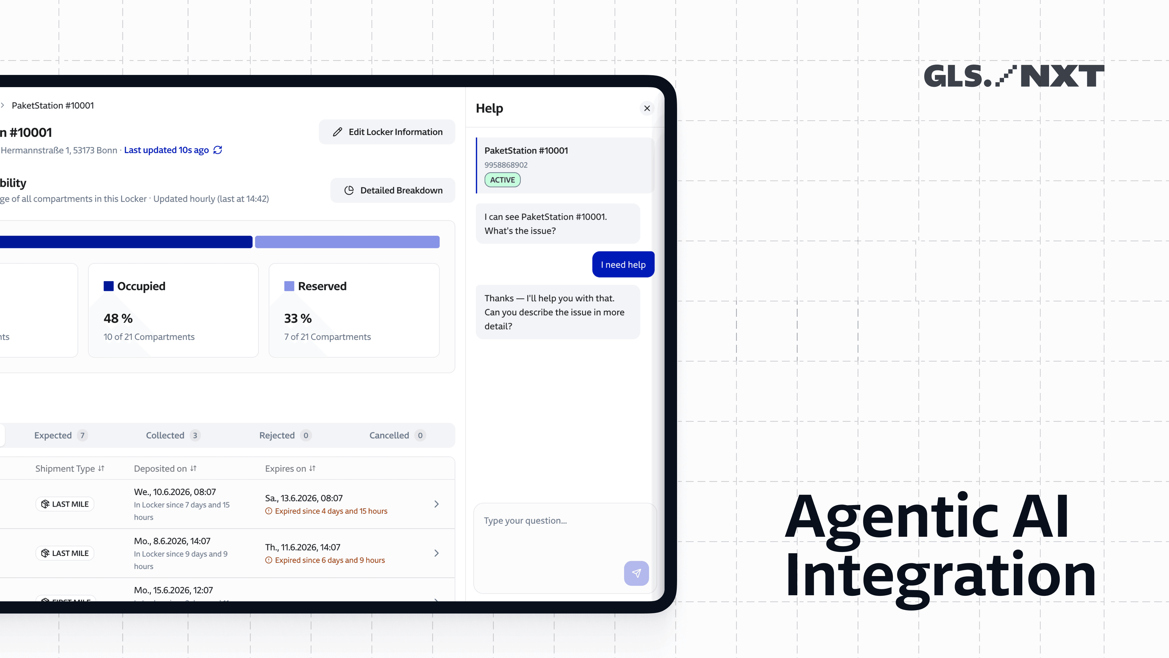 Locker Portal - Agentic AI Integration