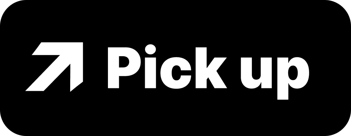 Pick Up black logo