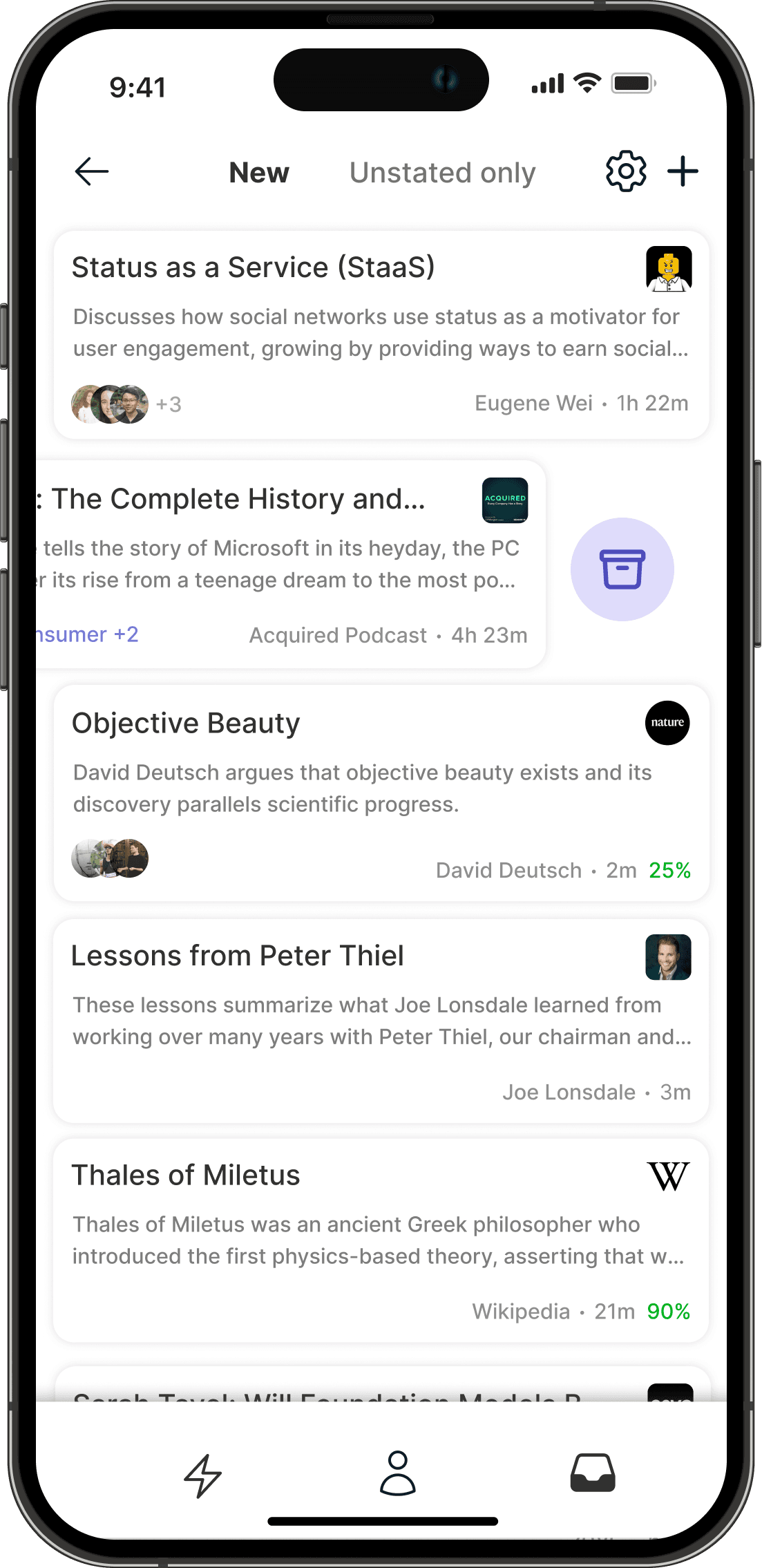 Pick Up app screen 2