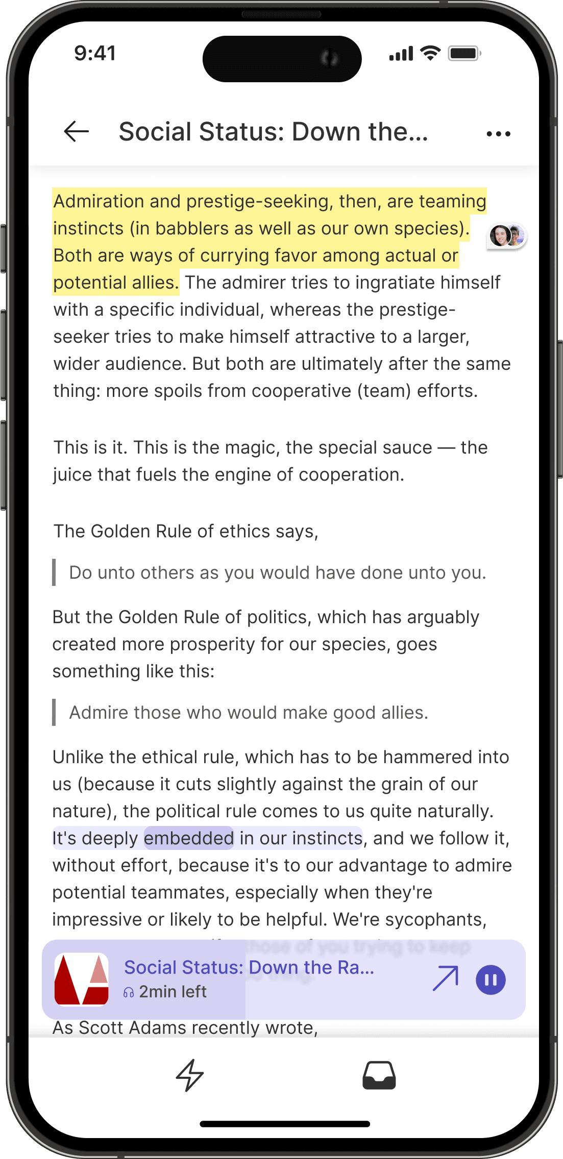 Pick Up app screen 4